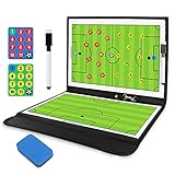 CS COSDDI Coaches Taktiktafel Fussball Coach-Board Profi Taktiktafel mit Stifte, Radiergummi,...