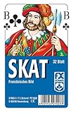 Ravensburger 27003 - Skat, Französisches Bild, 32 Karten in Klarsicht-Box, 32 Blatt,...