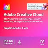 Adobe Creative Cloud All Apps | Grafik Design Software | Generative KI Features |...