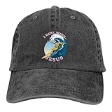 XKZDCLX Hut Unisex Ich Reite Mit Surfen Baseballmützen Mit Schirm Hüte Sonnenschirm Männer Und...