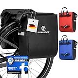 Forrider 2er Set Fahrradtaschen für Gepäckträger Wasserdicht Reflektierend |...