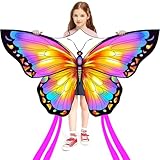 HONBO Schmetterling Drachen Butterfly Kites, flugdrachen für Kinder und Erwachsene,Einfach zu...