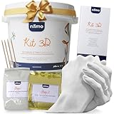 Niimo® 3D Handabdruck Set für Paare - Personalisierte Geschenke für Frauen & Männer,...