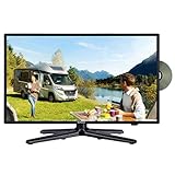 Gelhard GTV1982PBT LED Fernseher 19 Zoll TV DVD DVB-S/S2/T/T2/C 230/12/ 24 Volt