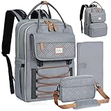 Tonyeee Wickelrucksack Rucksack- Abnehmbare Cross Body Flasche, Wickeltasche Reisen Essentials Baby...