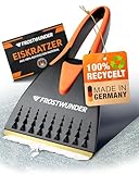FROSTWUNDER - Eiskratzer Messingklinge [Made in Germany] - 100% recycelter Eiskratzer Auto...