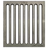 ScarMaxx - Kaminrost Gusseisen 20x22 cm - Ascherost für Kaminofen - Kamin Feuerrost - Robuster und...