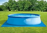 Intex Pool Ground Cloth - Pool Bodenplane - 4,72 m² - Für Easy Set und Frame Pools von 244 - 457...