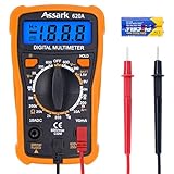 Digital Multimeter Voltmeter Batterietester Spannungsprüfer AC/DC Spannung Strom Prüfer...