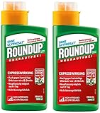 Roundup Express Konzentrat - 2x 400 ml - Unkrautvernichter zur Bekämpfung von Unkräutern