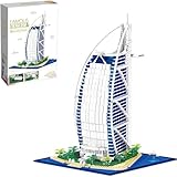 CIJINAY Modular Haus Bausteine, 2798 Dubai Marina Hotel Klemmbausteine Architektur ModellBausatz,...