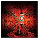Tischlampe, LED-Tischlampe, türkische romantische E14-Glühbirne, Tischlampe, Schlafzimmer,...