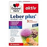 Doppelherz Leber plus – Mit Cholin als Beitrag zum Erhalt der normalen Leberfunktion sowie eines...