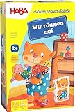 HABA Meine ersten Spiele: Wir räumen auf – Lernspiel ab 2 Jahren – Zuordnen von Gegenständen...