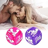 2-teiliges Würfelspiel-Set, Sexstellungen für Paare, Erotikwürfel Sexstellungen Lehrbuch für...