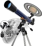 ESSLNB Refraktor Teleskop Astronomie Profil 525X Vergrößerung 70/700 Sternen Teleskop für Kinder...