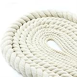 Baumwollseil Seil Kordelband Tau 4mm 25M Baumwollkordel Kordel Tauseil Makramee Garn für DIY...