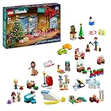 LEGO Friends Adventskalender 2024, vorweihnachtliches Kinderspielzeug mit 5 Charakteren und 3...