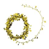 Oblique Unique® Folien Girlande Stern Lametta Glitzer Draht 7,5m Hängedeko Tischdeko Geburtstag...