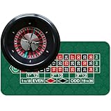 Roulette-Tisch, Roulette-Rad-Set, Kunststoff-Drehteller, Roulette-Rad-Set für unterhaltsame...