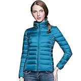 Daunenjacke Damen Leichte Packbare Übergangsjacke Warme Winterjacke Outdoor für Frauen Warmes...