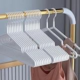 Kleiderbügel Metall (40 cm) – 30 Stück Platzsparende Kleiderbügel für Erwachsene,0,4cm Dick,...