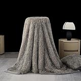 5.3Kg Felldecke Imitation Fuchsdecke Hell Aus Fellimitat Kuscheldecke Und Tagesdecke Oder...