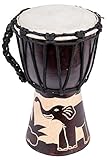 Djembe Trommel Bongo Drum Handtrommel Buschtrommel Percussion Kinder Fair Trade 30cm