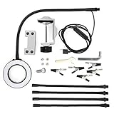 ANKROYU LED-Lötstation für helfende Hände mit flexiblen Armen, 3-fache Vergrößerung,...