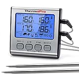 ThermoPro TP17 Digitales Grill-Thermometer Bratenthermometer Fleischthermometer Küchenthermometer,...