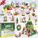 Adventskalender 2024 Weihnachten Bauklötze, MOMSIV Kinder Weihnachtskalender 24 Tage Geschenk,...
