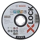 Bosch Professional gerade Trennscheibe (für MultiMaterial, X-LOCK, Ø125 mm, BohrungsØ: 22,23 mm,...