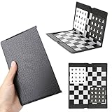 Pocket Folding International Chess Set Board Checkers Traveler Plane Chess Set For Adults Wooden