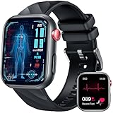 EKG 𝐇𝐑𝐕 Smartwatch Herren 𝐁𝐥𝐮𝐭𝐳𝐮𝐜𝐤𝐞𝐫 Herzfrequenz Blutdruck:...