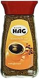 Cafe HAG klassisch mild Glas, entkoffeinierter löslicher Bohnenkaffee, 100g