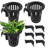 Aquarium-Pflanzenständer – Aquariumpflanzenaufhänger | Schwimmender Wasser-Blumentopf mit 3...