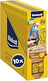 Vitakraft Kräcker, mit Ei und Grassamen, Knabberstangen für Sittiche und Exoten, in...