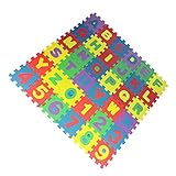 SUIOPPYUW 36 teiliges Spielmatten Bodenpuzzle, kompakte Größe, handliches Zusammenbauen,...