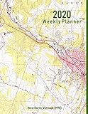 2020 Weekly Planner: West Barre, Vermont (1978): Vintage Topo Map Cover