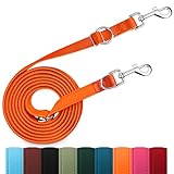 PETCOOZ Hundeleine 3 m Verstellbare Schleppleine, Verdickte Doppelleine Führleine für Hunde bis 30...