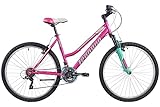 Legnano Babys (Mädchen) Valles MTB 26 Zoll, Matt Fuchsia und Aquamarin, 46