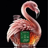 320ML Weindekanter - Whisky Dekanter Skulpturen Statue, 3D-Flamingo-Whisky-Weinflaschen-Skulpturen,...