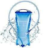 Trinkblase 2L,BPA-freies Wasserblase für Rucksack,Trinksack Hydration,Wassersack mit großem...