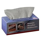 DIRBAK Einweg-Mikrofaserlappen, super saugfähiges Mehrzweck-Reinigungstuch mit Spenderbox für...