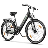 Dripex E-Bike Herren Damen, Elektrofahrrad 26'' Trekkingrad mit 250W Motor, 36V 15Ah Lithium-Akku,...