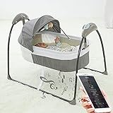 Elektrische Babybett Babywippe Babyschaukel Indoor Baby Auto Swing Wippe Automatische Babywiege mit...