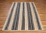 Großer Jute-Teppich Naturfasern Boho Wendeteppich Handgeflochtene Jute-Teppiche für Schlafzimmer...