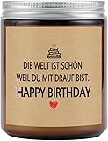 Tulolvae Geburtstagsgeschenk für Frauen Männer, Duftkerze 30 40 50 Geburtstag Geschenke für Frau...