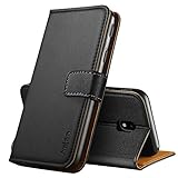 Anjoo Hülle Kompatibel für Samsung Galaxy J3 2017, Tasche Leder Flip Case Brieftasche Etui mit...