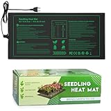 NAMOTEK Pflanzen-Heizmatte 52x24cm - wasserdichte Wärmematte zur Keimung & für Hydroponik -...